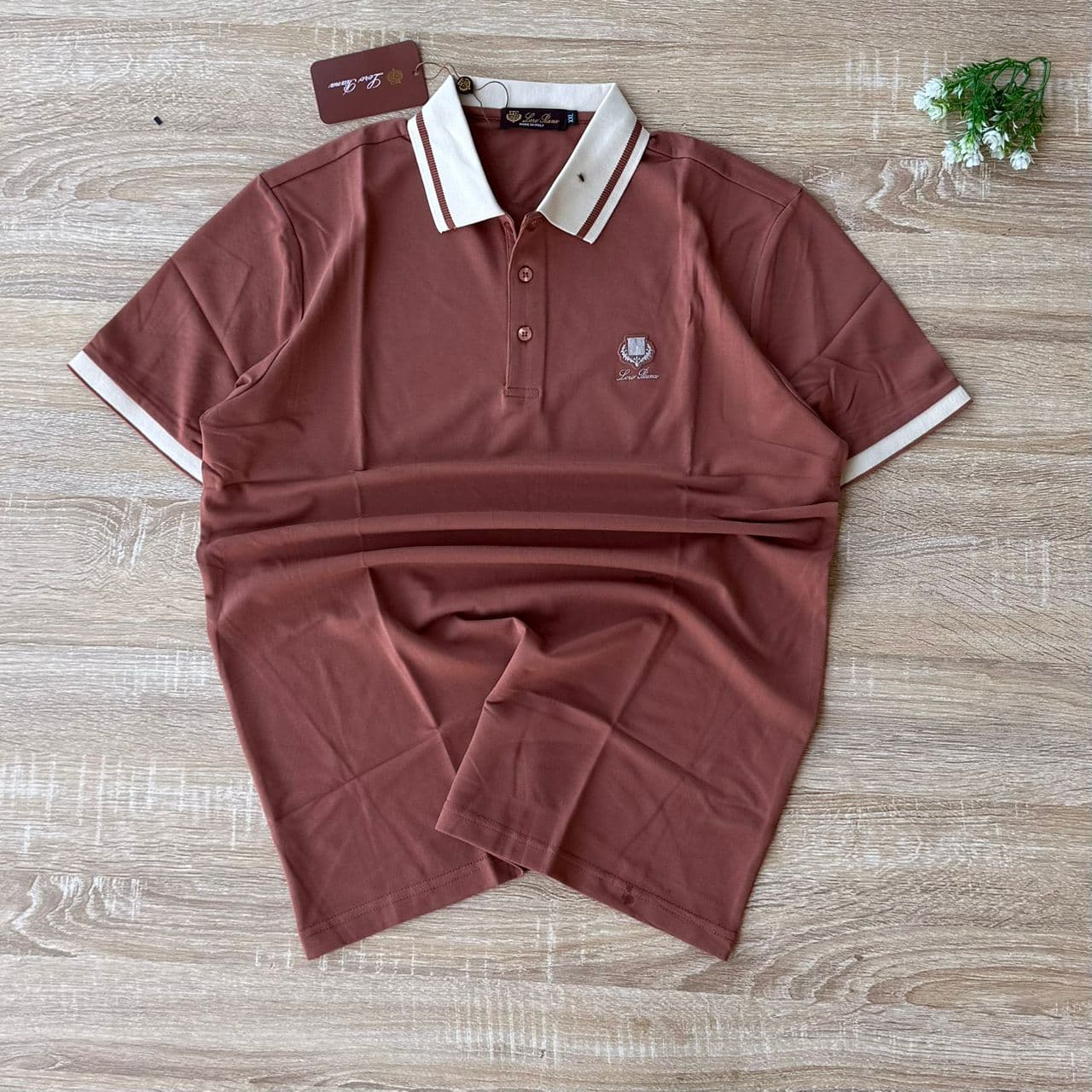Versace polo detail