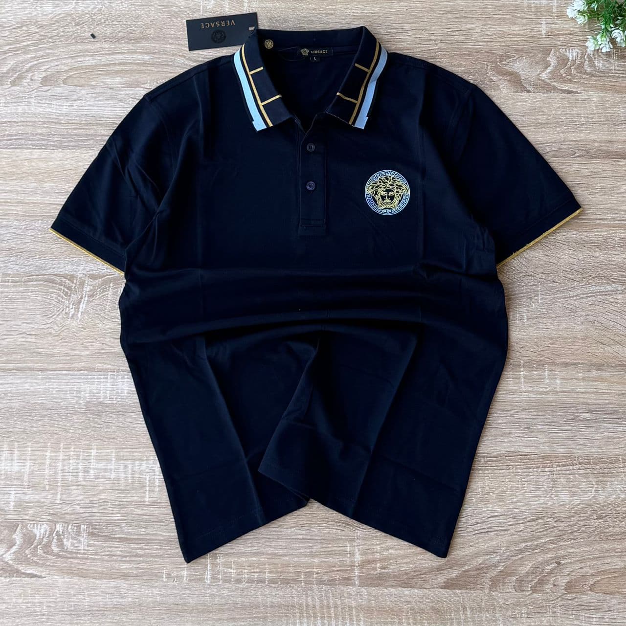 Versace Medusa Polo — Black