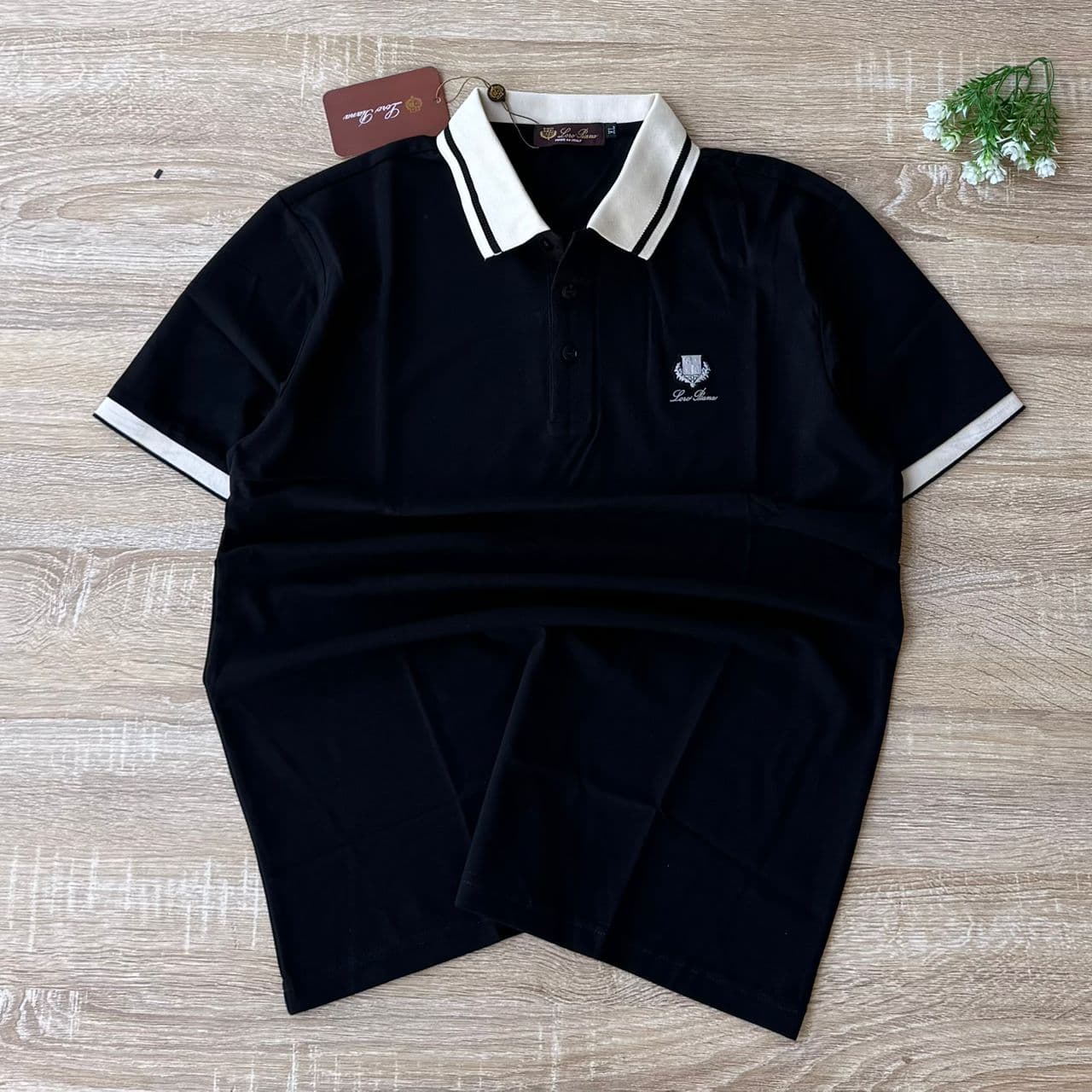 Loro Piana Polo — Black