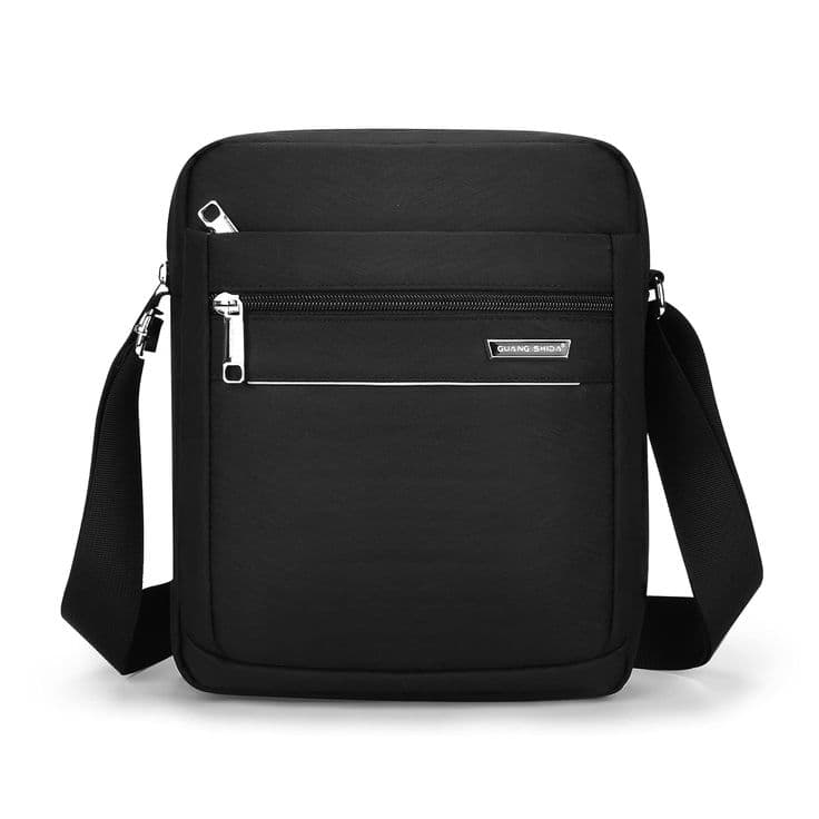 Black Crossbody Messenger Bag