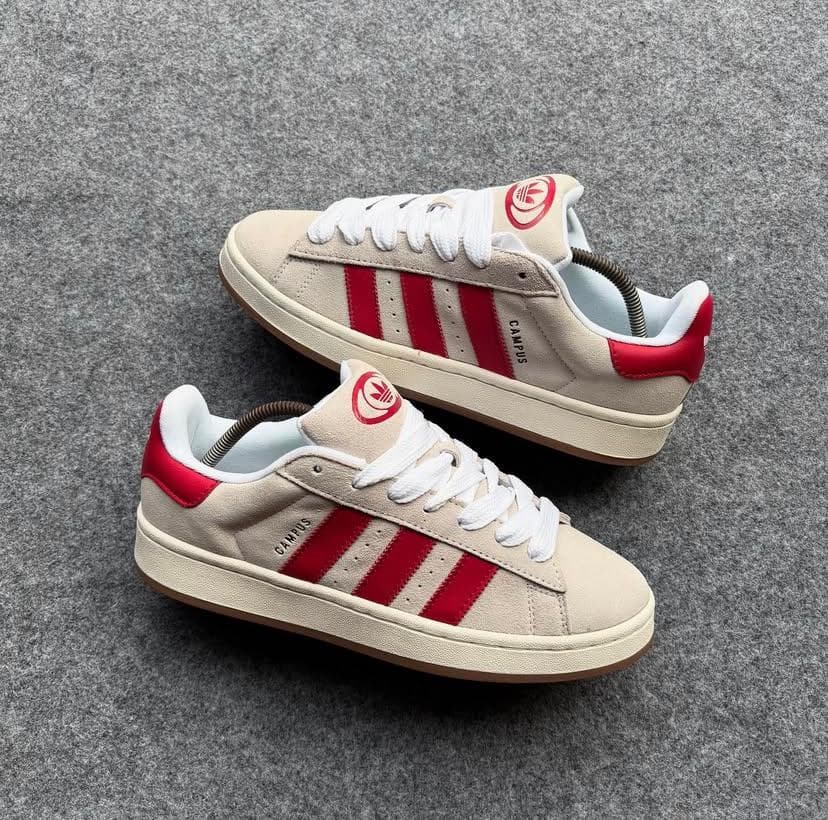 Adidas Campus Cream Red