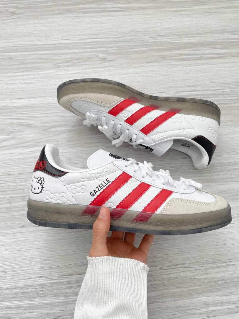 Adidas Gazelle Hello Kitty Red