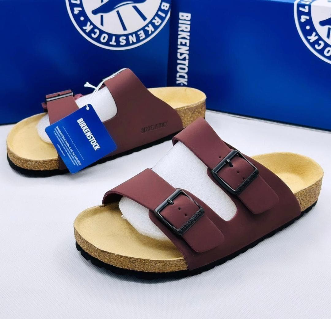 Birkenstock Arizona Sandals — Maroon