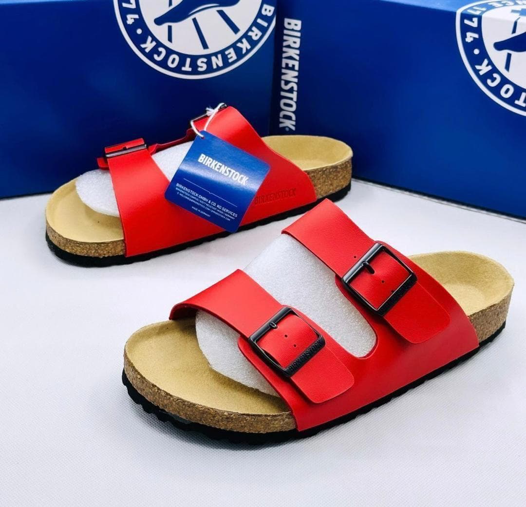 Birkenstock Arizona Sandals — Red