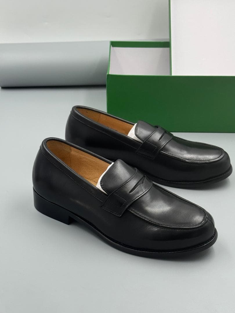 Bottega Veneta Penny Loafers Black