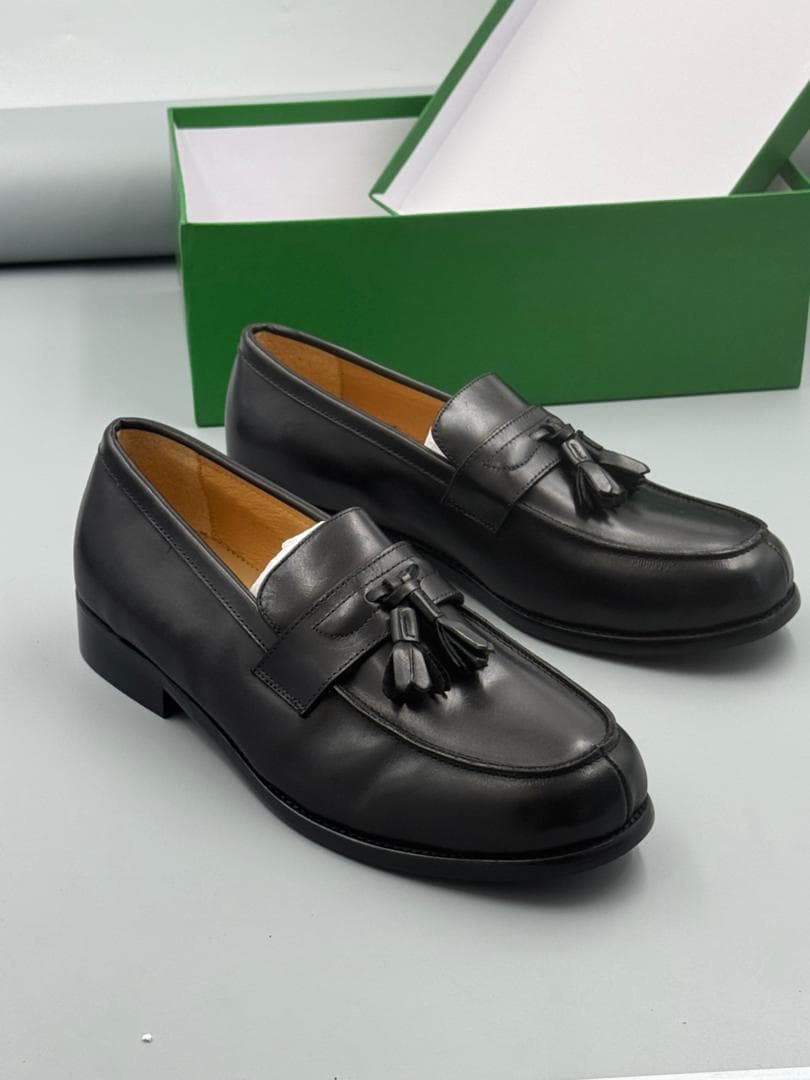 Bottega Veneta Tassel Loafers Black