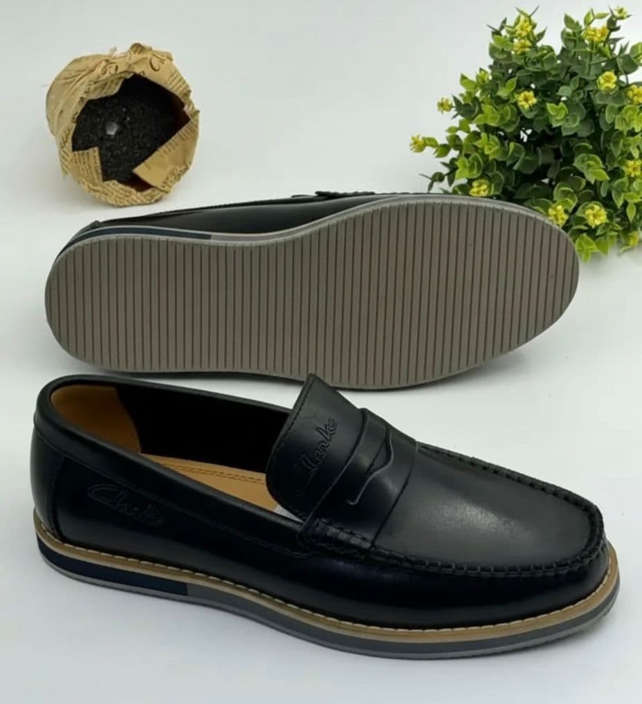 Clarks Penny Loafer Black