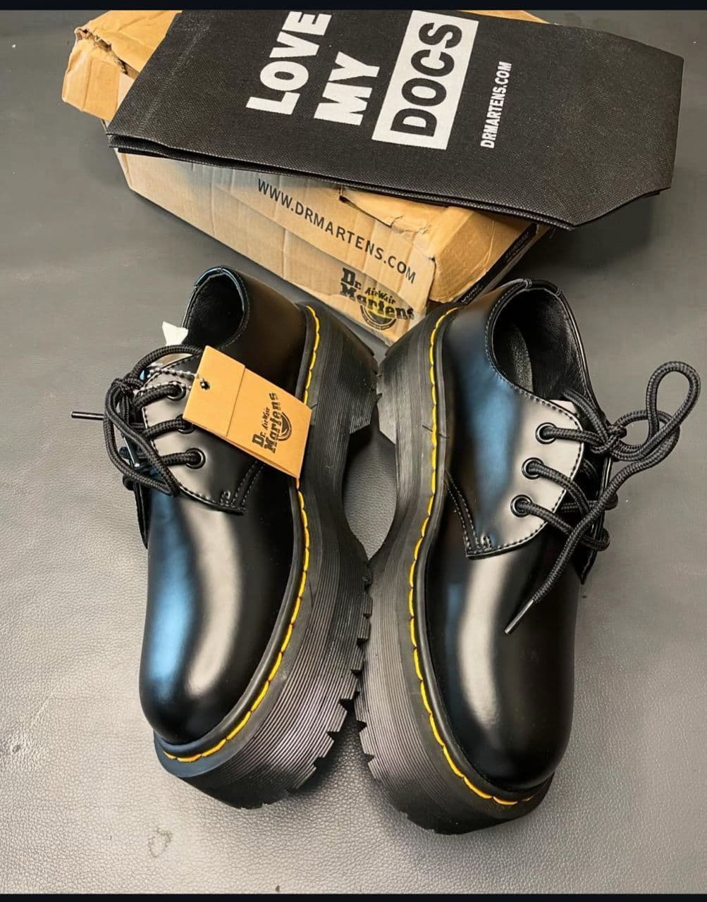 Dr. Martens 1461 Platform Black