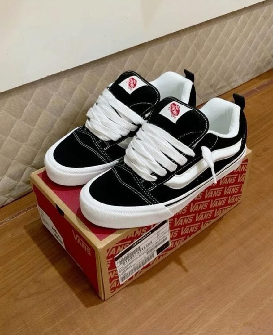 Vans Old Skool Black White Wide Lace