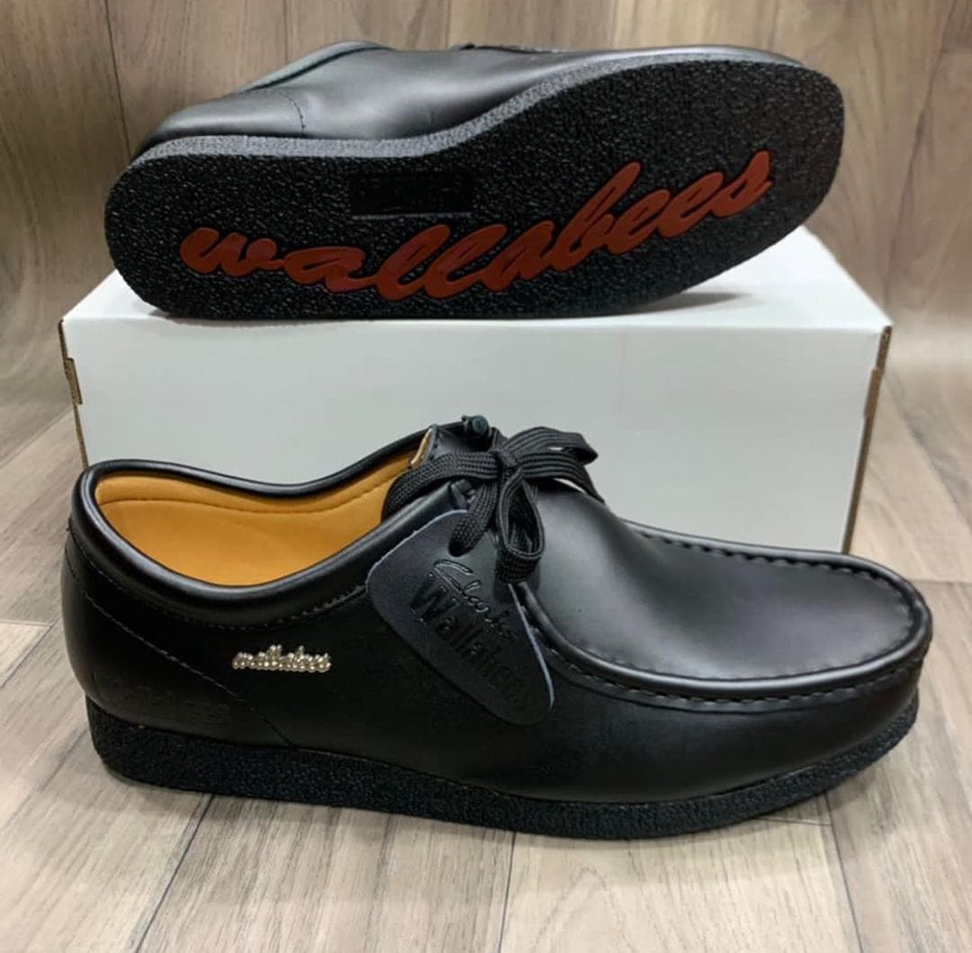 Wallabee Black Leather Loafer