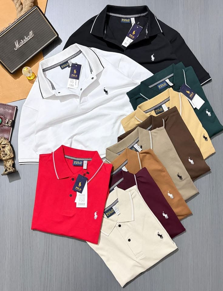 Polo RL Contrast-Collar Polo Collection